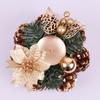 Stable Christmas Wreath Candle Holder Safety Flower Aromatherapy Candlestick  Living Room