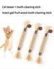 1PC Cat Tooth Grinding Stick, Polygonum Wood Gnawing Cat Toy, Cleaning Teeth, Removing Tartar, Refreshing Breath and Relieving Boredom, Pet Toy