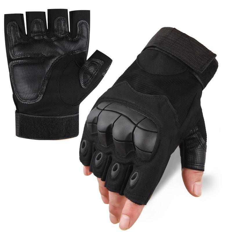 Tactical Full Finger Men's Gloves: Climbing, Motorcycle, and Outdoor Protective Wear-resistant Non-slip Training Gloves.