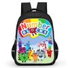 Digitale Baustein Schultasche Hochauflösender Druck Multifunktional Oxford Leichter Rucksack