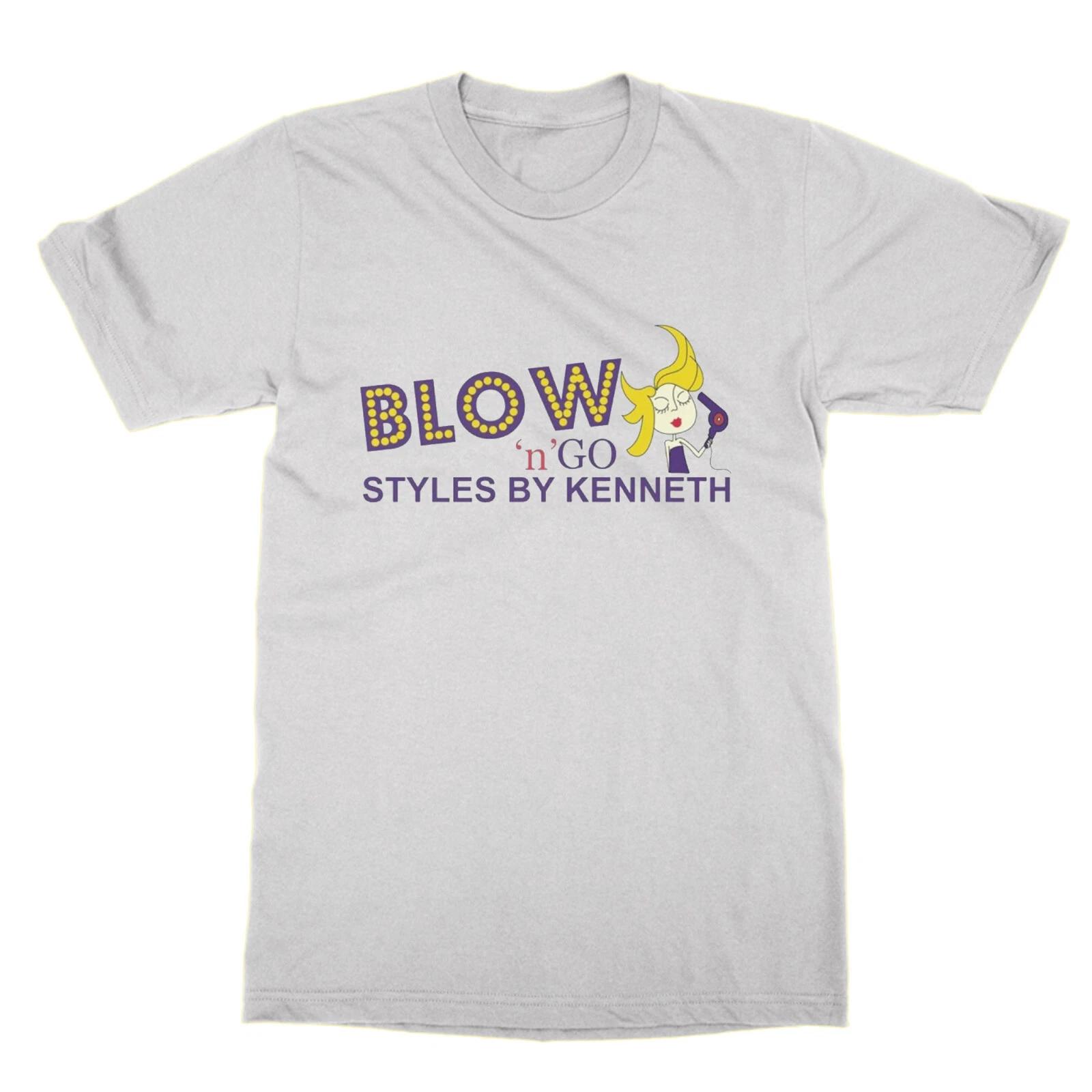 Funny Blow N Go Styles T-Shirt By Kenneth Benidorm Top TV Show S