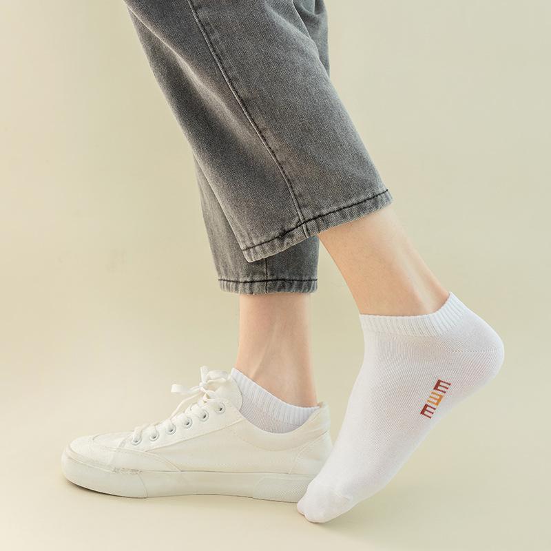 Men's Cotton Summer Breathable Short-legged Antibacterial and Deodorizing Sweat-absorbing Boat Socks and Short Stockings
