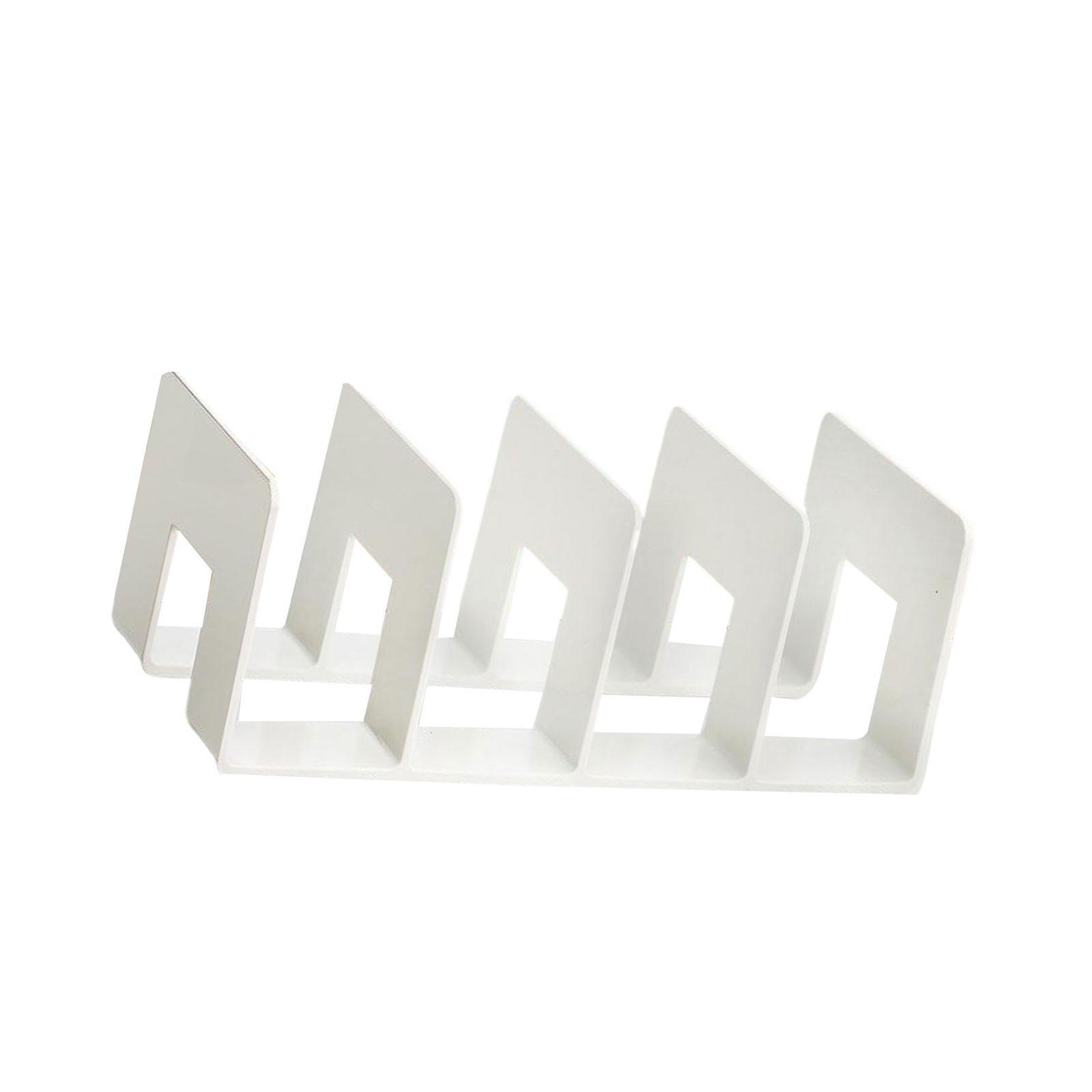 

Прозрачные органайзеры для сумок с 4 отделениями, аксессуар для полки в шкафу и подставки для дисплея, решение для хранения, бытовое использование белый