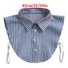 Elegant Faux Shirt Collar Accessory Removable Half Shirt Blouse Breathable Neckpiece Daily Outfit Enhancer For Ladies