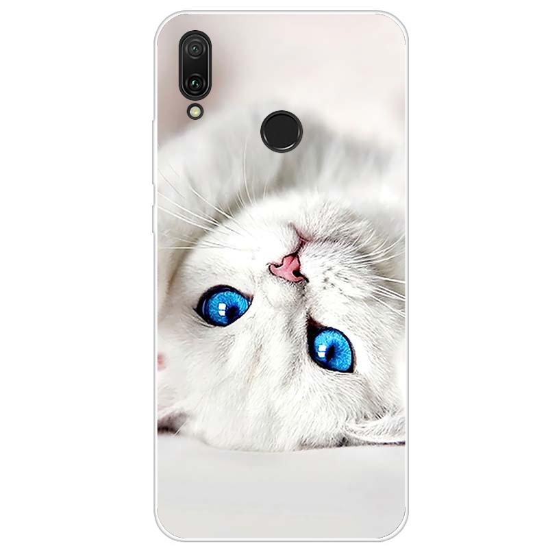 

Милый мягкий бампер с рисунком для Huawei Y6 Y7 Y9 Y5 2019, тонкий прозрачный силиконовый чехол для телефона Huawei Y 9 7 6 5, чехол Huawei Y7 2019