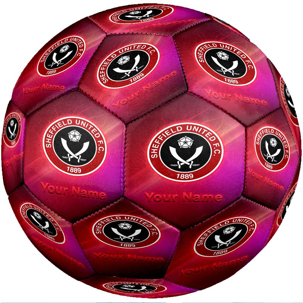 Sheffield United FC Fashion Size 5 Football Wearproof Non‑Slip Soccer Ball For Sports Training Entertainment Use