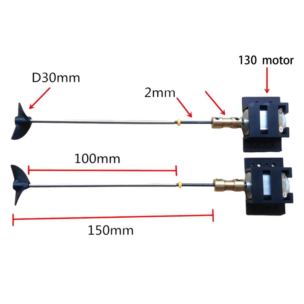 DIY RC Boat Motor Drive Set 15cm Shaft 130 for Adults Kids Children