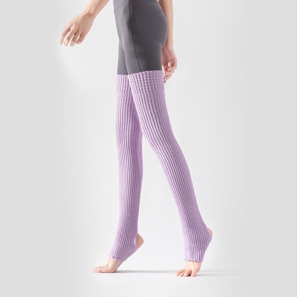 Knee High Long Foot Covers Foot Cover Pilates Yoga Knitted Socks Ballet Leg Warmers Women Girls