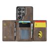 Luxury 2 In 1 Magnetic Leather Wallet Cards Solt Case for Samsung S26 Ultra S25 FE S24 S23 S22 S21 for Magsafe Shockproof Cover
