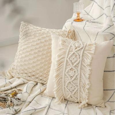 Hand-woven Bohemian Throw Pillows Living Room Lounge Chair Bed Pillow Homestay Balcony Bay Window Decorative Pillow