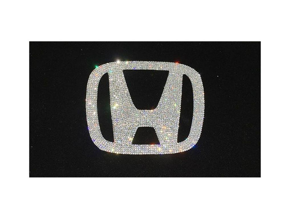 Honda Car Logo Crystal Rhinestone Sticker for Civic, Accord, Fit, XRV, Vezel, CRV, Jade.