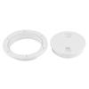 143mm Deck Plate 4inch ABS Deck Plate Round White Anti-UV Corrosion Resistant Screw Out Boat Inspection Hatch Cover