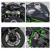 1/9 KAWASAKI H2R Alloy Racing Motorcycle Diecasts Street Motorcycle Model Simulation Sound and Light Collection Childrens Gifts