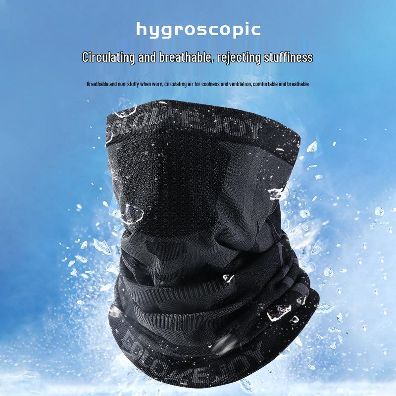 Men's Outdoor Cycling Face Mask - Sunscreen, Dustproof, Moisture-Wicking, Breathable, Seamless Knitted, High-Elastic Sports Headband TJ15.