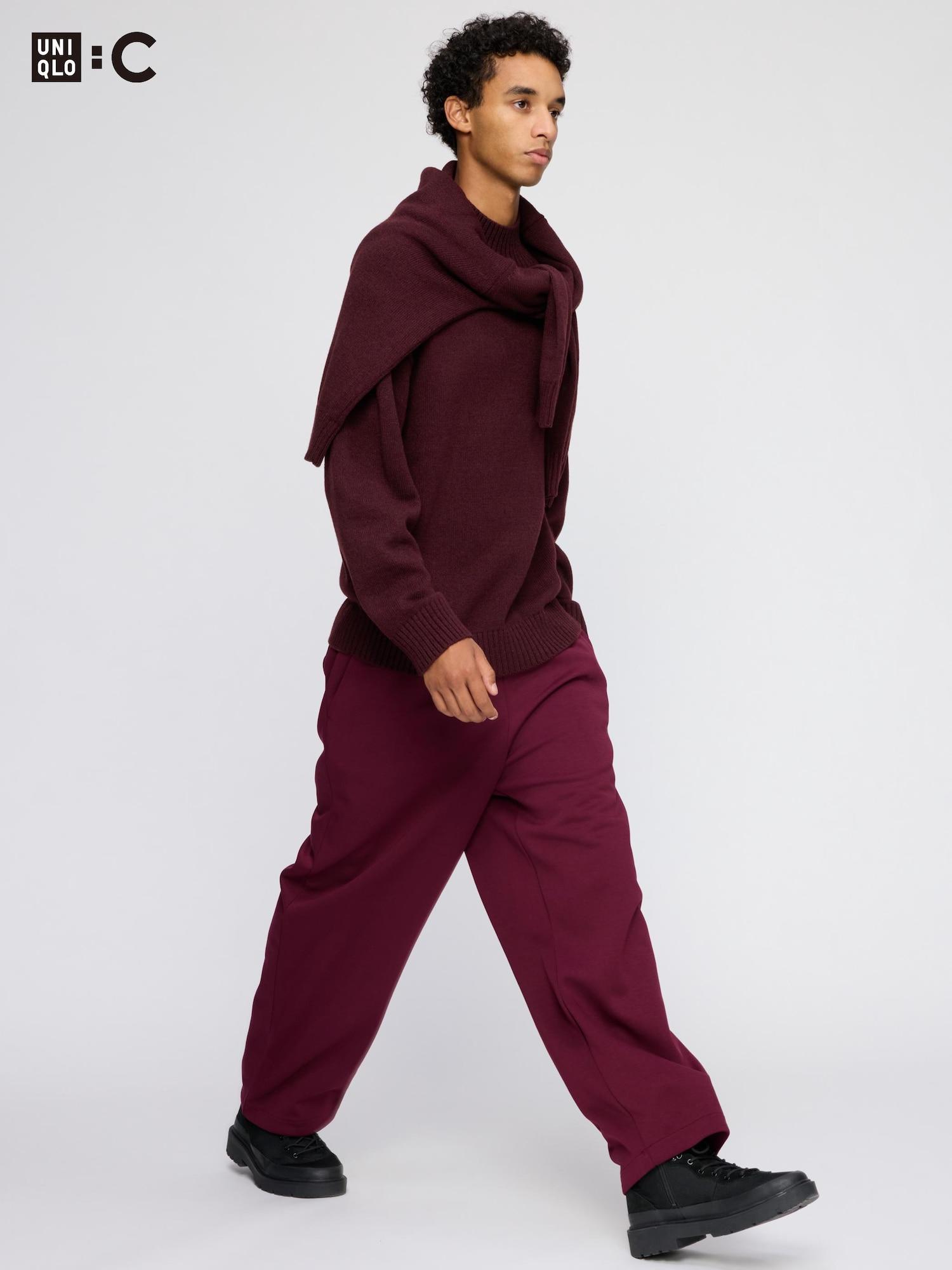 

Спортивные брюки Uniqlo Длина штанины 66-72 см 18 WINE/UNISEX 3XL