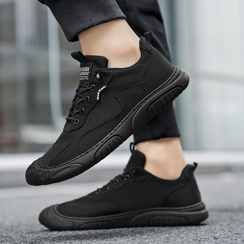 2026 New Breathable Thick Bottom Trendy Casual Sports Mesh Anti Slip Low Cut Comfortable Fashion Men's Shoes