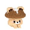 Mushroom Bear Cartoon Design Building Block Set For Kids Creative Building Toy