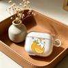 Transparent Shell Orange Duck for Apple AirPods 1 /1/1 Generation Protective Case Cover Pro Bluetooth Headset Soft Case
