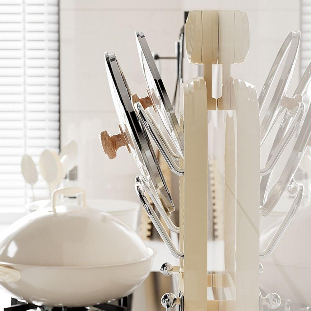 Stanzfreier Saugknopf Topfdeckelhalter Kunststoff Schneidebrett Halter Pfannendeckel Aufbewahrungshalter für Zuhause