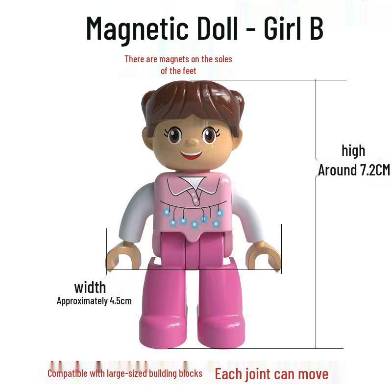 Магнитные Фигурки и Наборы Деталей для Конструктора LEGO Duplo