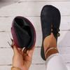 Spring and Autumn New Soft Leather Flat Bottom Casual Single Shoes Women's Round Head Shallow Mouth One Pedal Large Size Women's Shoes