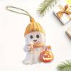 Acrylic Halloween Ghost Car Hanging Decoration Cute Flat Ornament for Vehicle Window Home Party Decor