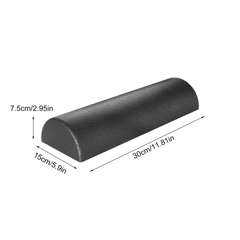 Half Round Yoga Column Roller Semi-circular Roller Fitness High Density Molded Half Foam Roller EVA Yoga Brick Block Cork