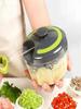 A Manual Food Crusher Vegetable Cutter, a Handheld Rope Vegetable Crusher, Onion Crusher, Fruit Nut, Cheese Slicer, Garlic Crushe