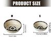 Decorative Storage Basket with Lids Round Hand Woven Basket Organizers Bin for Home Decors Small Key Basket Bowls