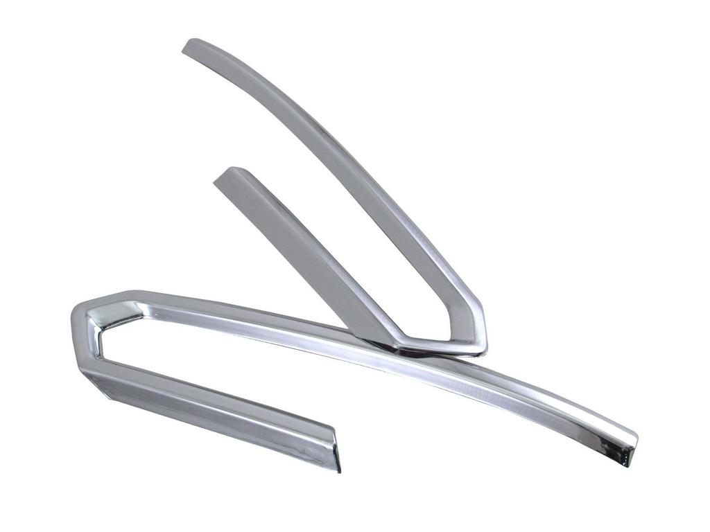 BRIGHTZ Chrome Fog Light Covers for Crown Hybrid AWS210/AWS211 (late model) [FOG-COV-286] (AWS S210, S211, 210, 211) (Product Code 30036)