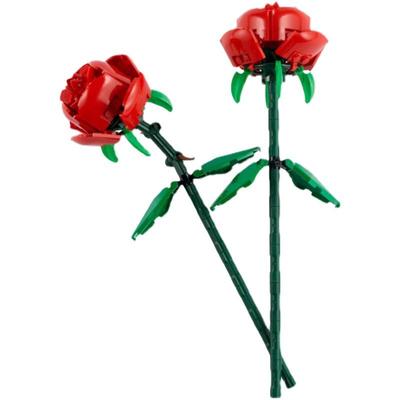 Mini Set Compatible with Rose Flower  Building Blocks Children's Toys Birthday Gifts 120Pcs 11648
