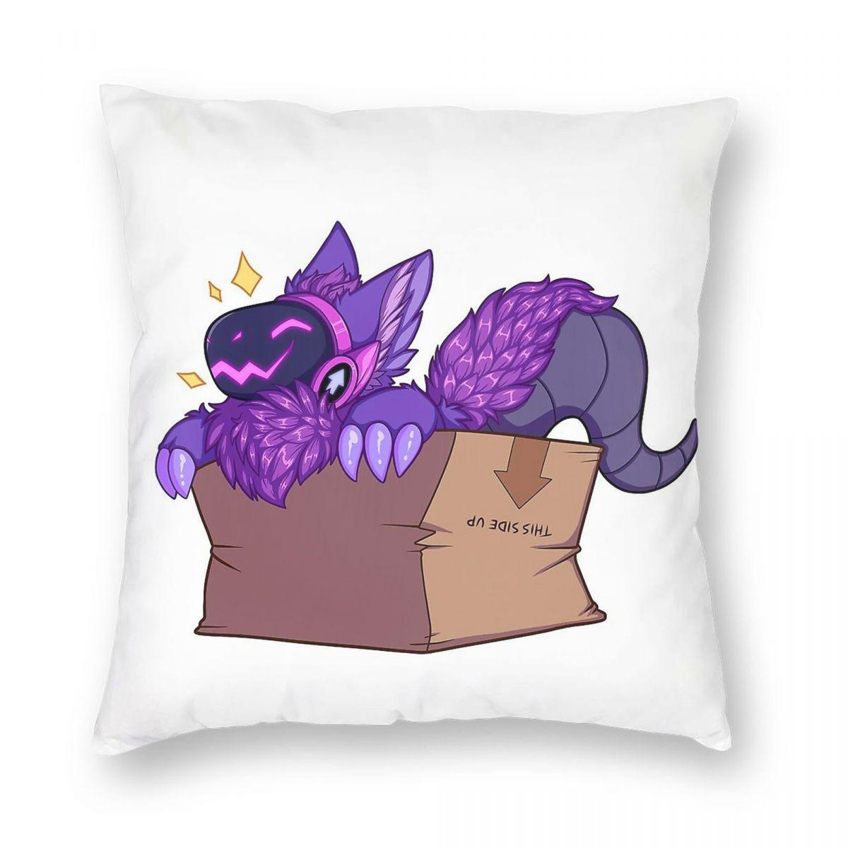 

My Furry Protogen In A Box Pillowcase Polyester Linen Velvet Pattern Zip Decorative Sofa Seater Cushion Cover Wholesale 30cmx30cm