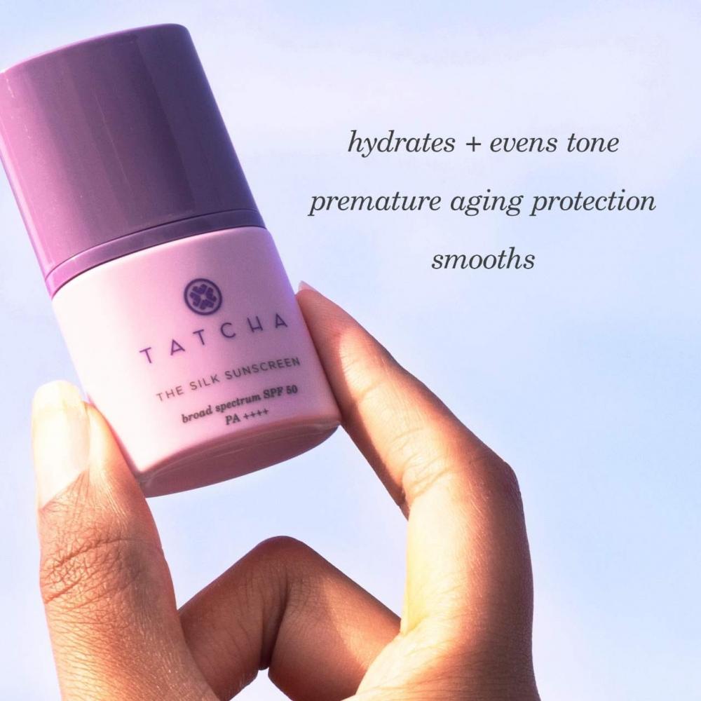 Tatcha The Silk Sunscreen LSF 50 Gewichtsloser Mineralischer Sonnenschutz 0,5 15 ml 0,5 15 ml