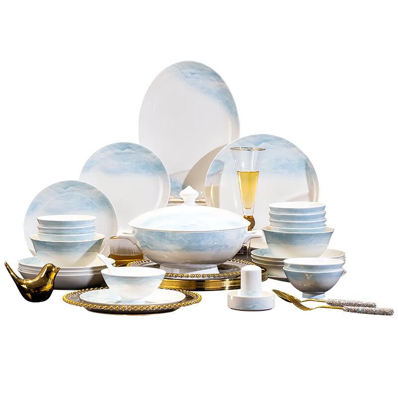 Jingdezhen Ceramic Nordic Style Oval Fish Plate