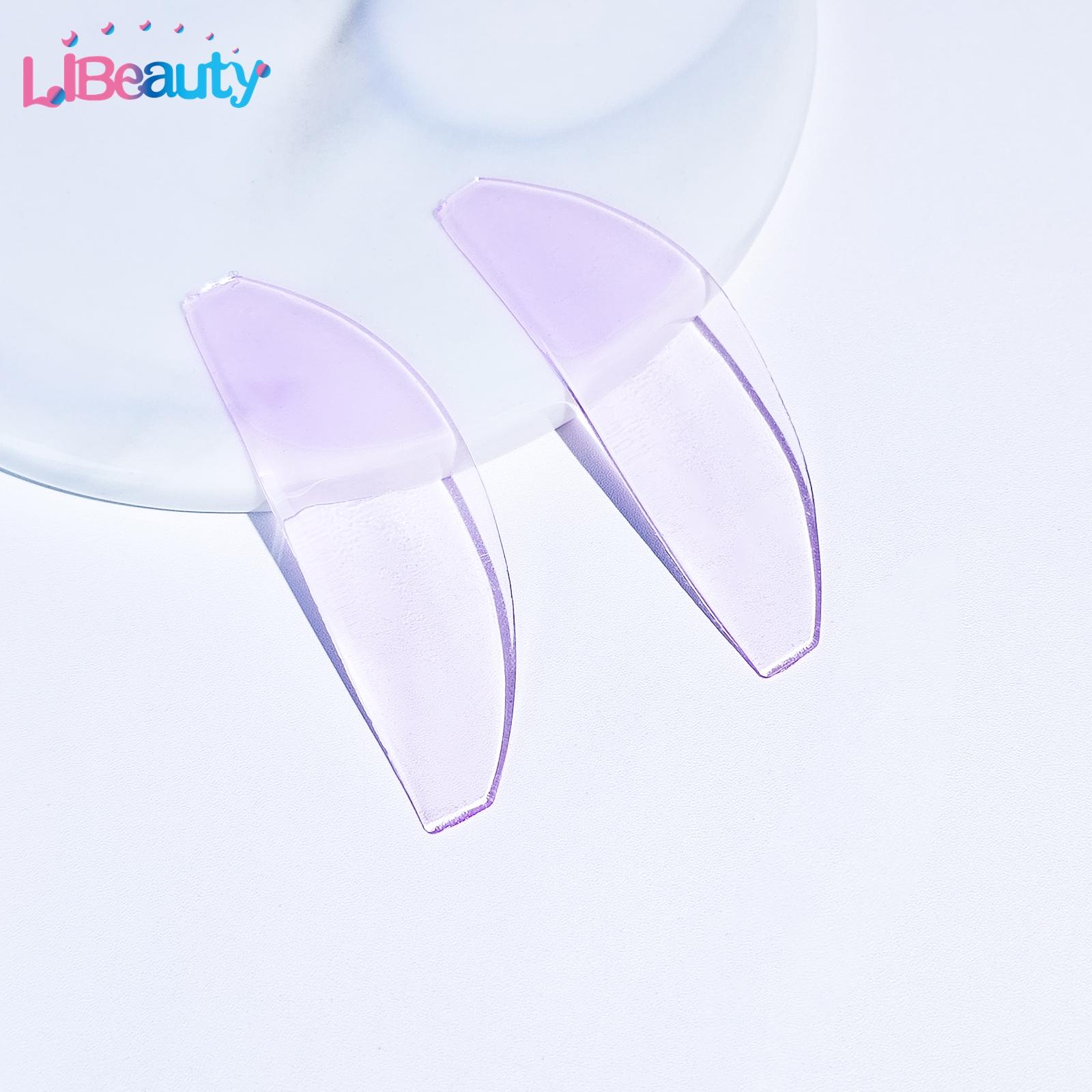 

Libeauty 1 Pair Korean Lash Lift Shields Flat Reusable Self Adhesive Lash Lift Pad For Eyelash Softening and Perming Makeup Tool фіолетовий