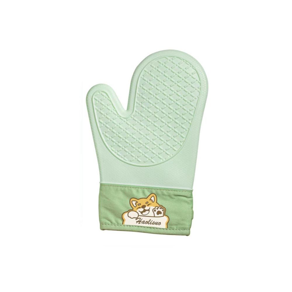 2pcs Non-Slip Oven Gloves Thickened Baking Mitts Special Tool Kitchen Hand Clamps  Kitchen