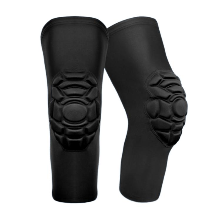 Safety Basketball Leg Compression Sleeve Knee Elbow Support Sports Knee Pads Elbow and Knee Guards S чёрный