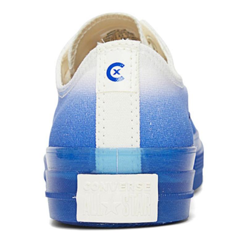 Converse Chuck Taylor Seasonal Comfortable and Versatile Low-Top Espadrilles Unisex Blue & White