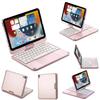 for iPad Mini 6 2021 iPad Mini 2024 Case with Bluetooth Keyboard RGB Backlight 360 Degree Rotatable Foldable Stand Cover