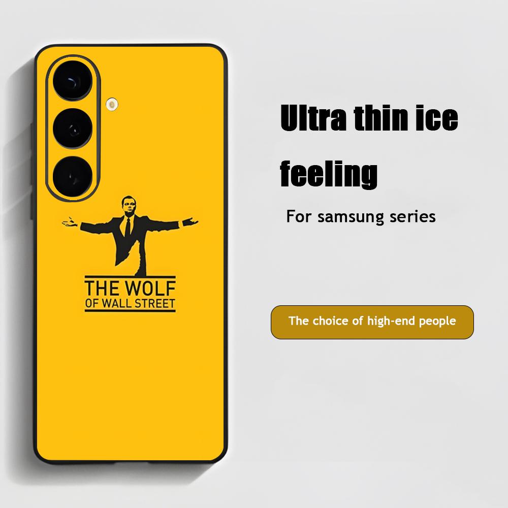 The Wolf of Wall Street Movie Phone Case For Samsung Galaxy S25 S24 S23 S22 S21 S20 Plus Ultra Note20 Soft Black