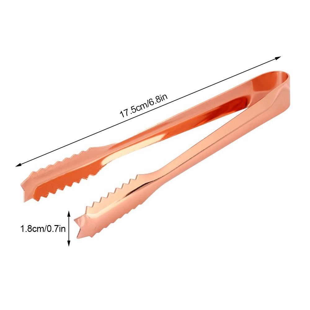 304 Stainless Steel Stainless Steel Food Clip Copper Plated Food Tongs Ice Clip Kitchen розового золота
