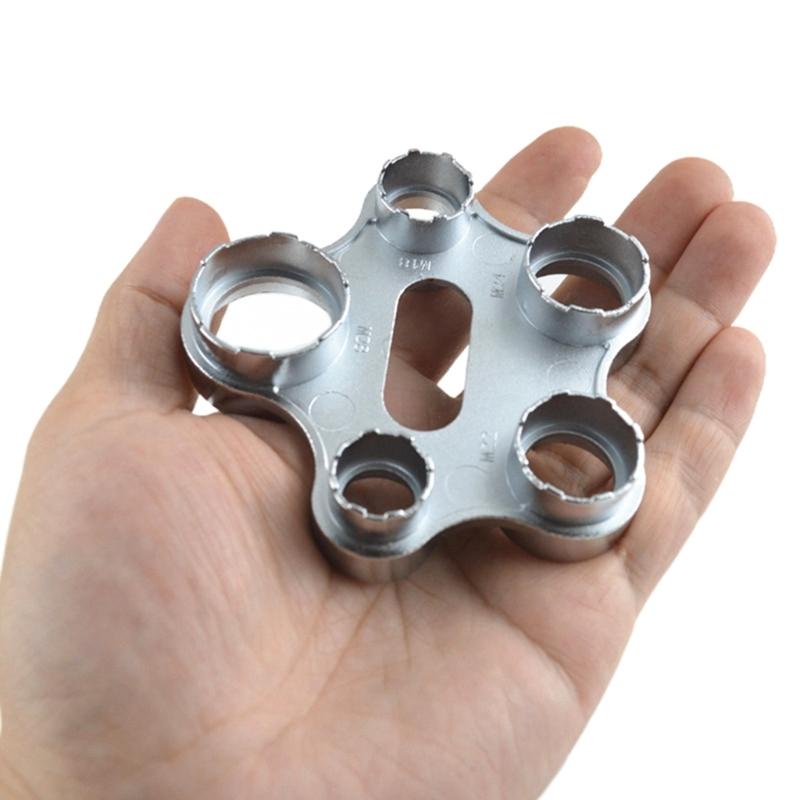 6 in 1 Wrench Faucet Aerators Disassembly Wrench Water Flows Adjusting Faucet Bubblers Wrench Plumber Repair Tool