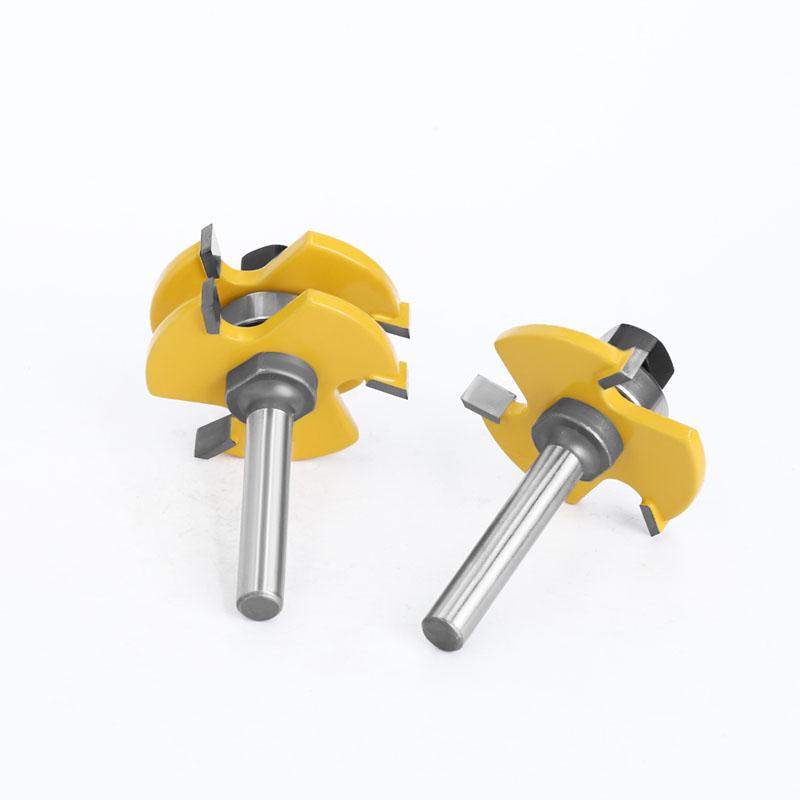 Fréza pro pero a drážku na dřevo Sestavte frézovací bity Frézy s drážkou ve tvaru T pro nástroje na řezání dřeva Dřevo