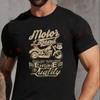 Motor Legend Biker Motorbike Motorbike Fashion T-shirt Casual Summer Comfortable Short Sleeve Tops