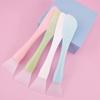 1/2/3/4pcs Silicone Facial Head Mask Brush Soft Brushes Integrated Makeup Dual-Use Mud Film Brush DIY Film Adjusting Beauty Tool