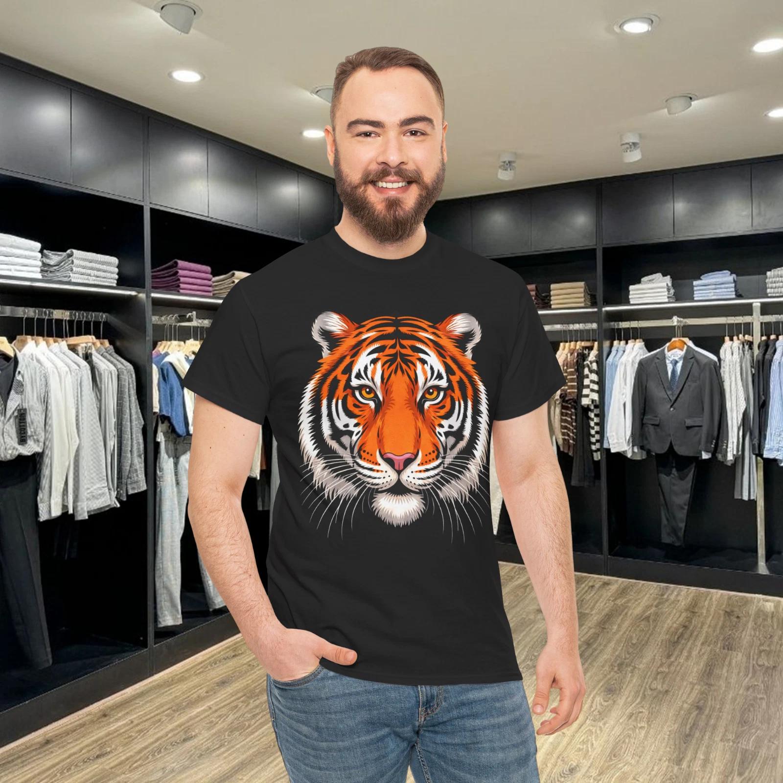 Funny Tiger Costume Zoo Tiger Print Tiger Lover Unisex T-Shirt 3XL