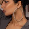 European & American Large Gold Geometric Earrings: Stylish Personality Ear Cuffs & Simple Drop Jewelry