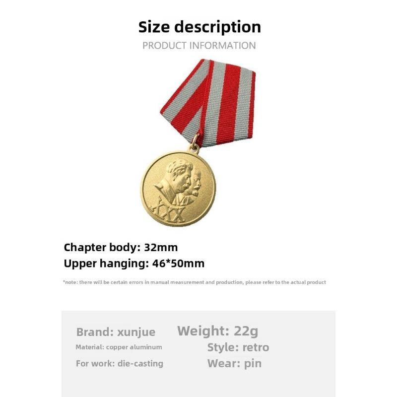 Order of the Soviet Union Lenin Medal Stalin Russian Badge Metal Pendant Bronze Medal Stalin