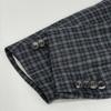 Sartorio SG1250 Blue x Gray 100% Wool Check 3B Tailored Jacket Jacket 46 Blue Gray CheckUsed