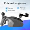 Clip-on Polarized Sunglasses Adjustable Flip Cover UV Protection Sunglasses Men Women Outdoor Hiking Golf Fishing Cycling Driving